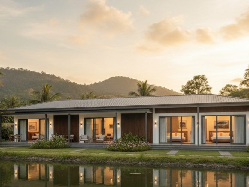 7x20m nhà cấp 4 3 phòng ngủ 7x20