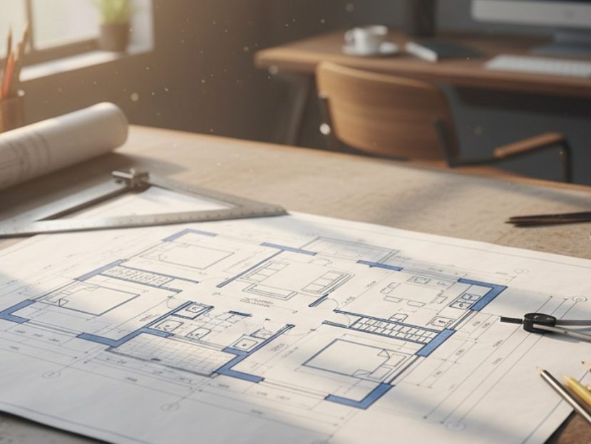 bản vẽ nhà cấp 4 3 phòng ngủ 200 triệu