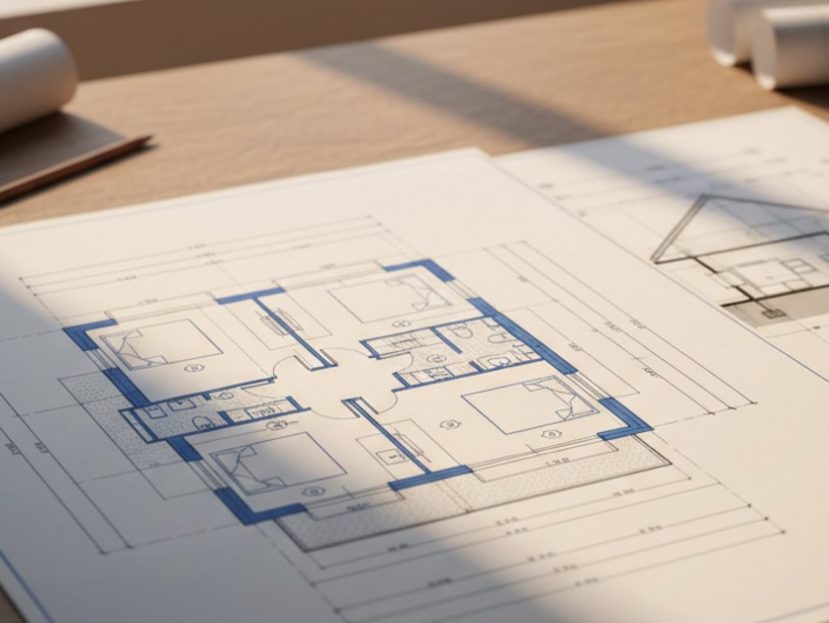 bản vẽ nhà cấp 4 3 phòng ngủ 9x15