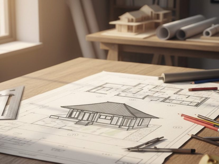 bản vẽ nhà cấp 4 mái nhật