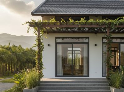 mặt tiền nhà cấp 4 đẹp hiện đại