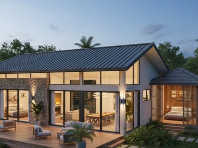 mẫu nhà cấp 4 120m2 3 phòng ngủ 1 thờ