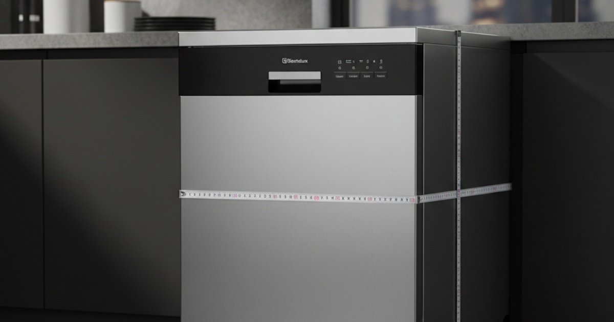 kích thước máy rửa bát electrolux 8 bộ