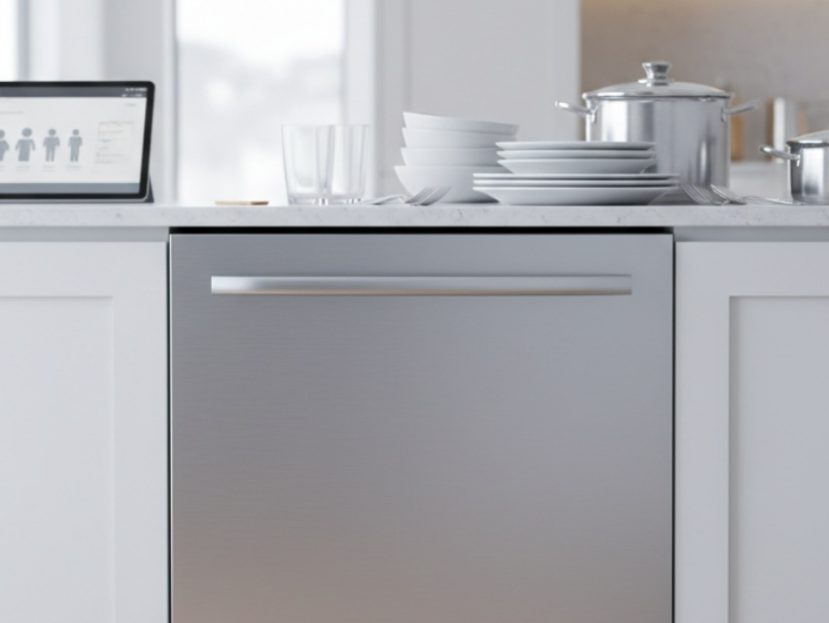 vệ sinh máy rửa bát bằng baking soda