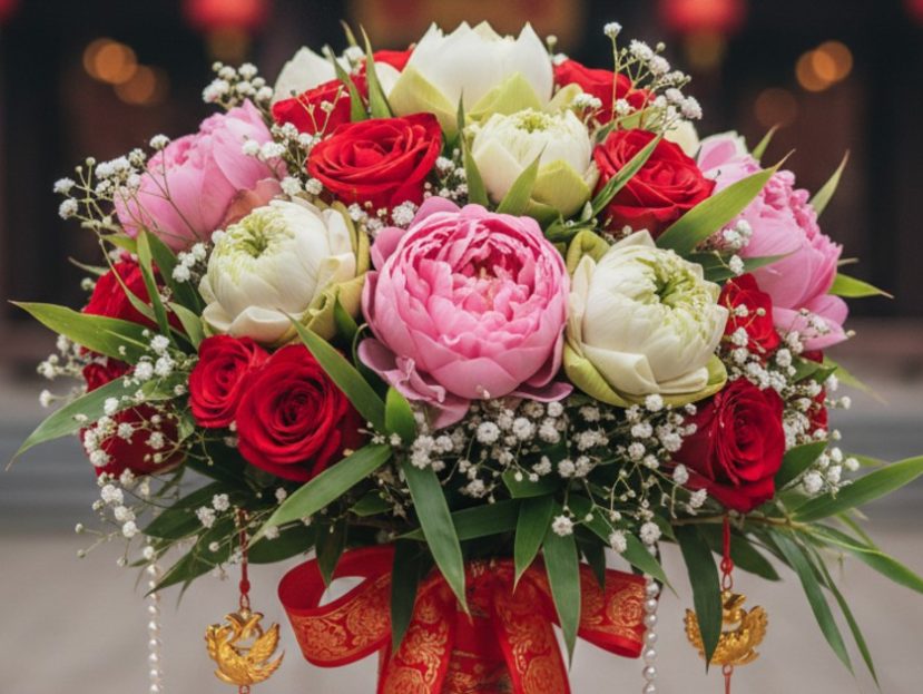 Vietnamese bridal bouquet