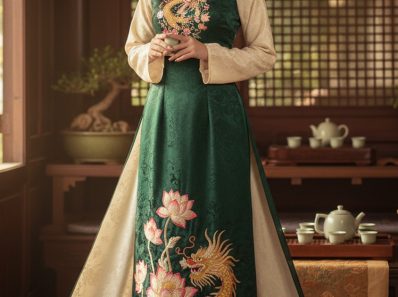 Vietnamese tea ceremony dress