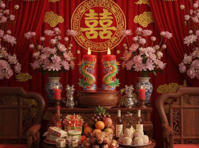 Vietnamese wedding altar