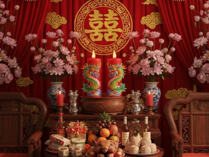 Vietnamese wedding altar
