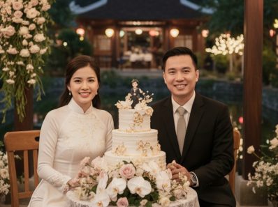 Vietnamese wedding anniversary