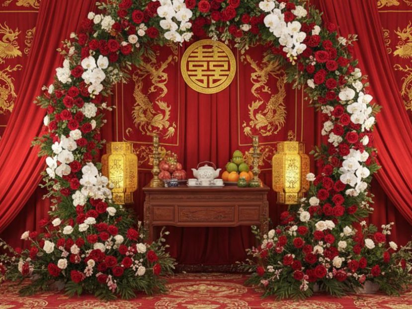 Vietnamese wedding background