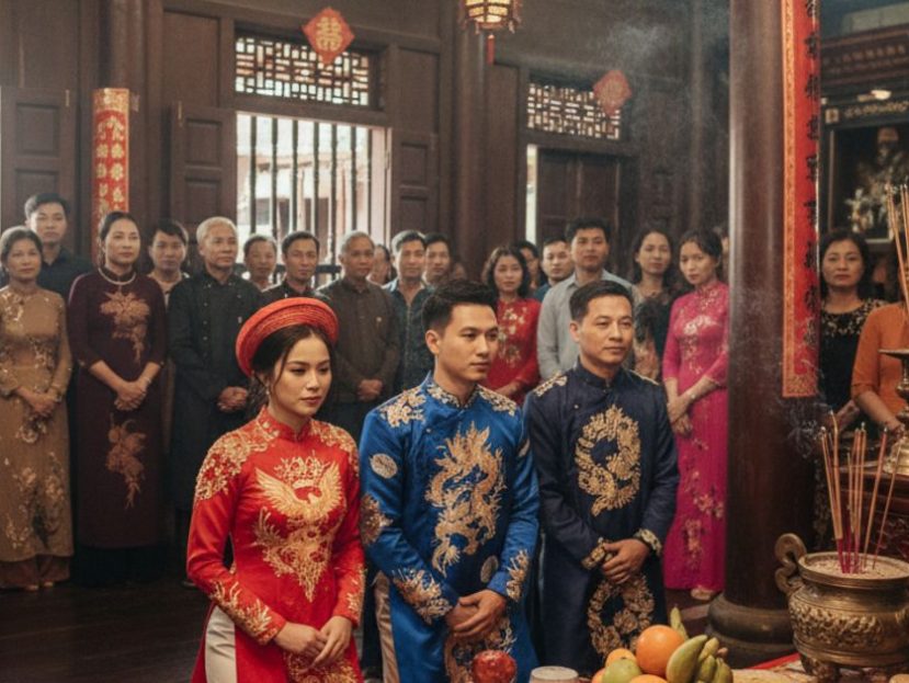 a Vietnamese wedding consists of several ceremonies