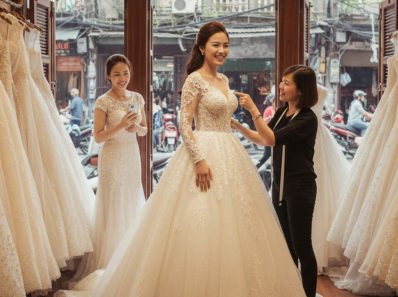 buying wedding dress in Vietnam