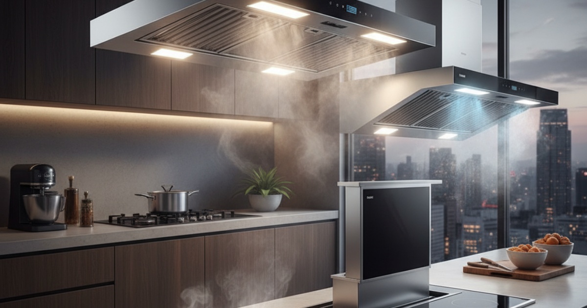 Các loại máy hút khói khử mùi tự hủy phổ biến