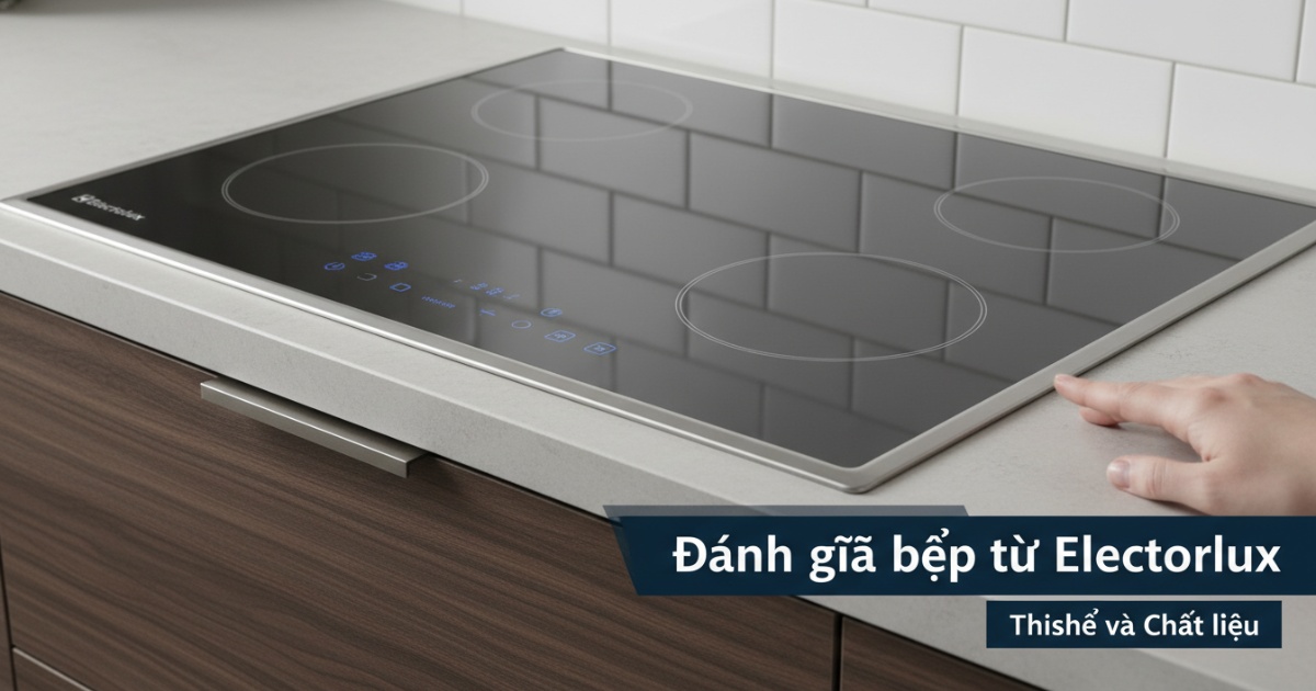Đánh giá bếp từ Electrolux qua thiết kế và chất liệu