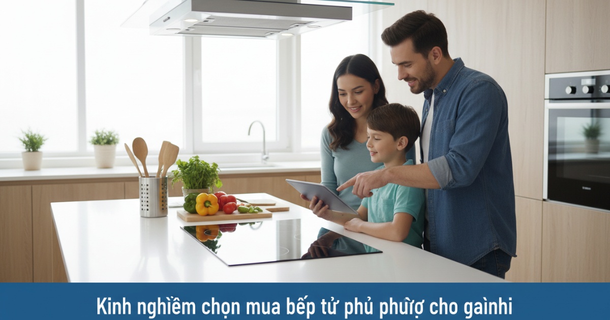 Kinh nghiệm chọn mua bếp từ phù hợp cho gia đình