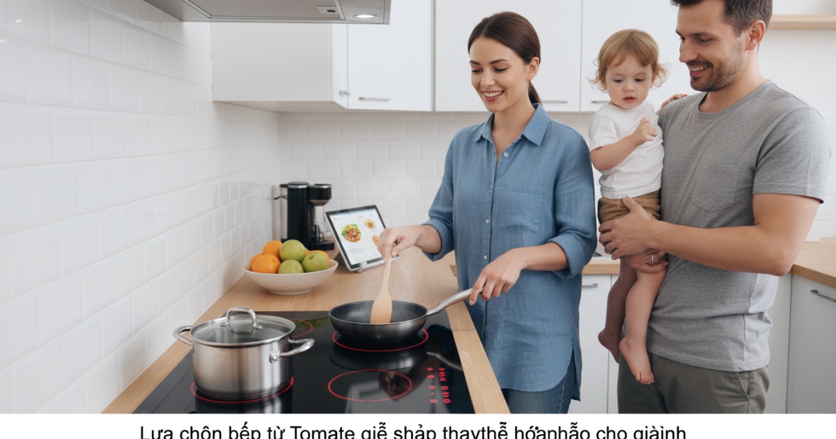 Lựa chọn bếp từ Tomate giải pháp thay thế hoàn hảo cho gia đình