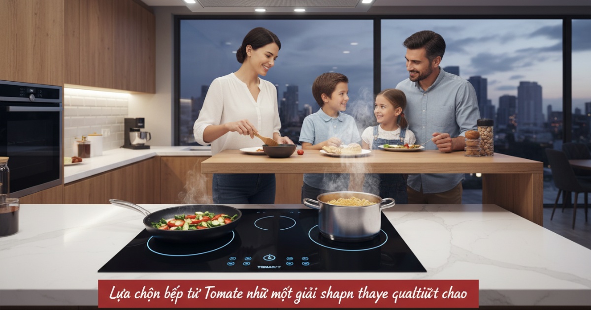 Lựa chọn bếp từ Tomate như một giải pháp thay thế chất lượng cao