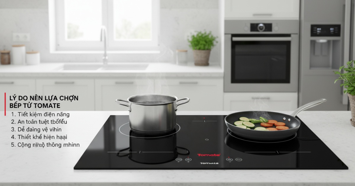 Lý do nên lựa chọn bếp từ Tomate thay vì các dòng bếp khác