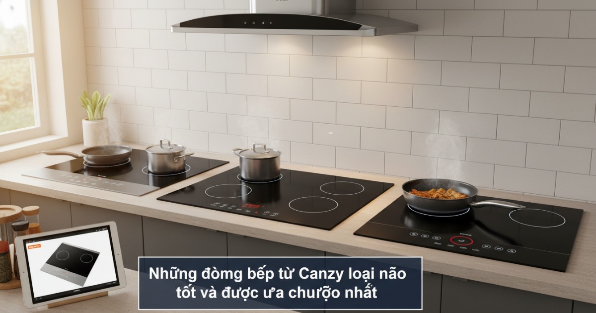 Những dòng bếp từ canzy loại nào tốt và được ưa chuộng nhất