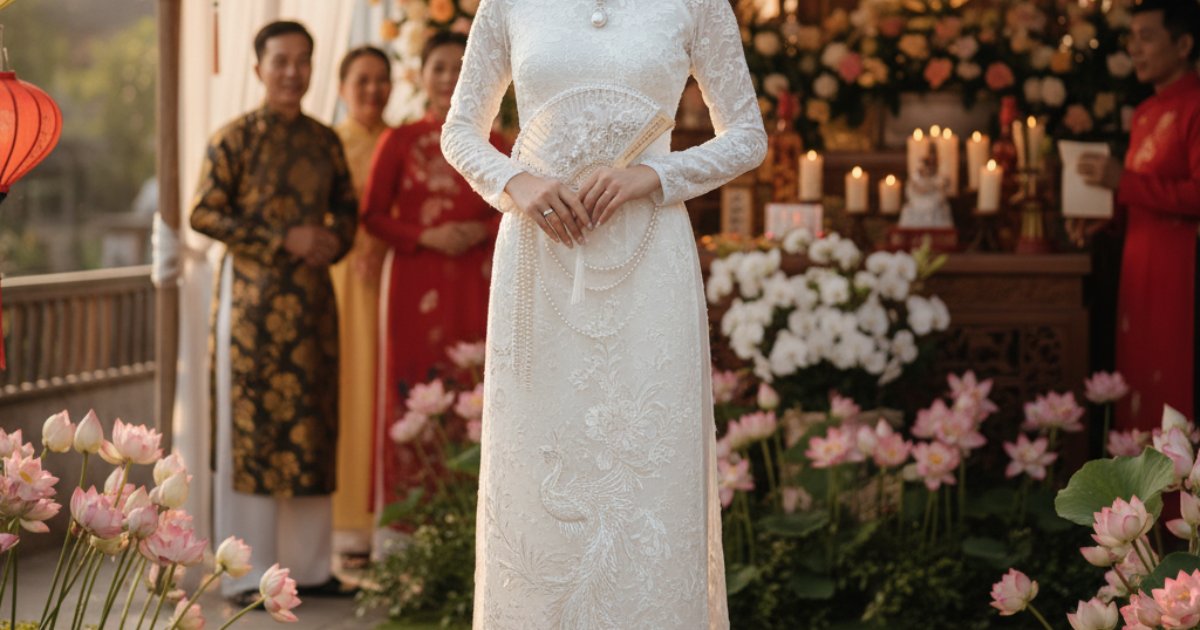 Accessorizing Your Vietnamese Wedding Dress White
