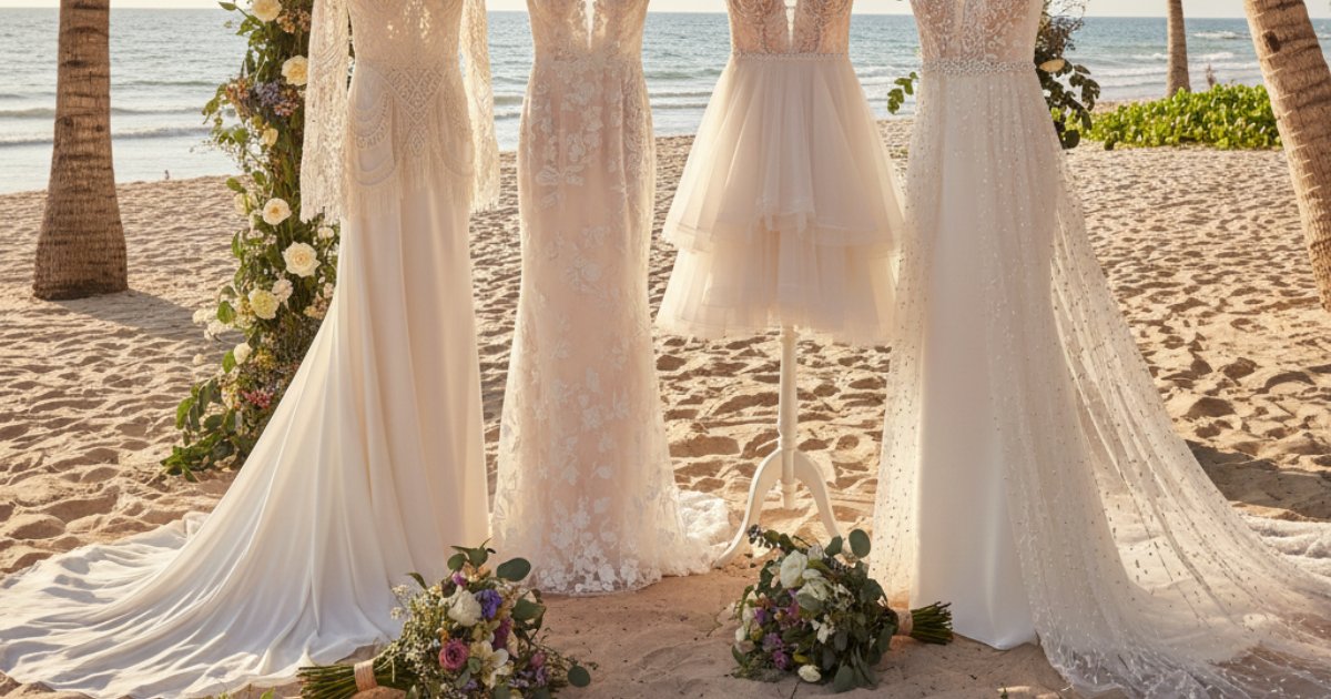Beautiful designs of summer wedding dresses for outdoor events Beautiful designs of summer wedding dresses for outdoor events