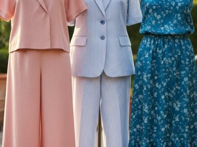 Best fabrics for a 2 piece summer wedding guest outfit