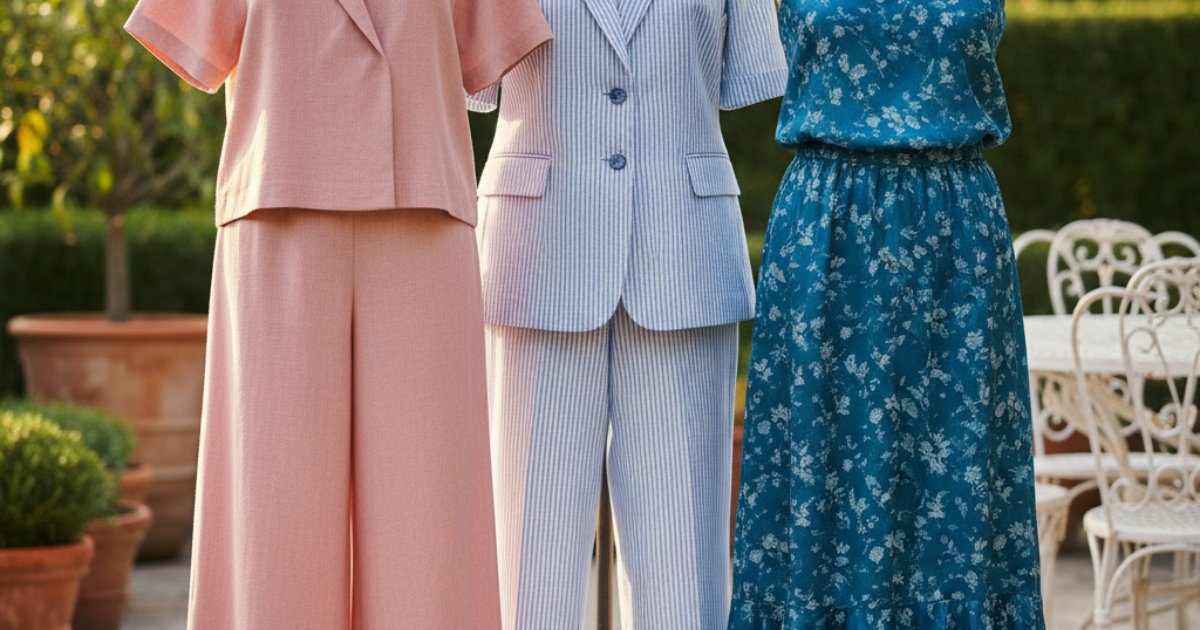Best fabrics for a 2 piece summer wedding guest outfit Best fabrics for a 2 piece summer wedding guest outfit
