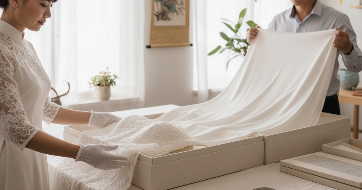 Caring for Your Vietnamese Wedding Dress White Preserving its Beauty Caring for Your Vietnamese Wedding Dress White Preserving its Beauty