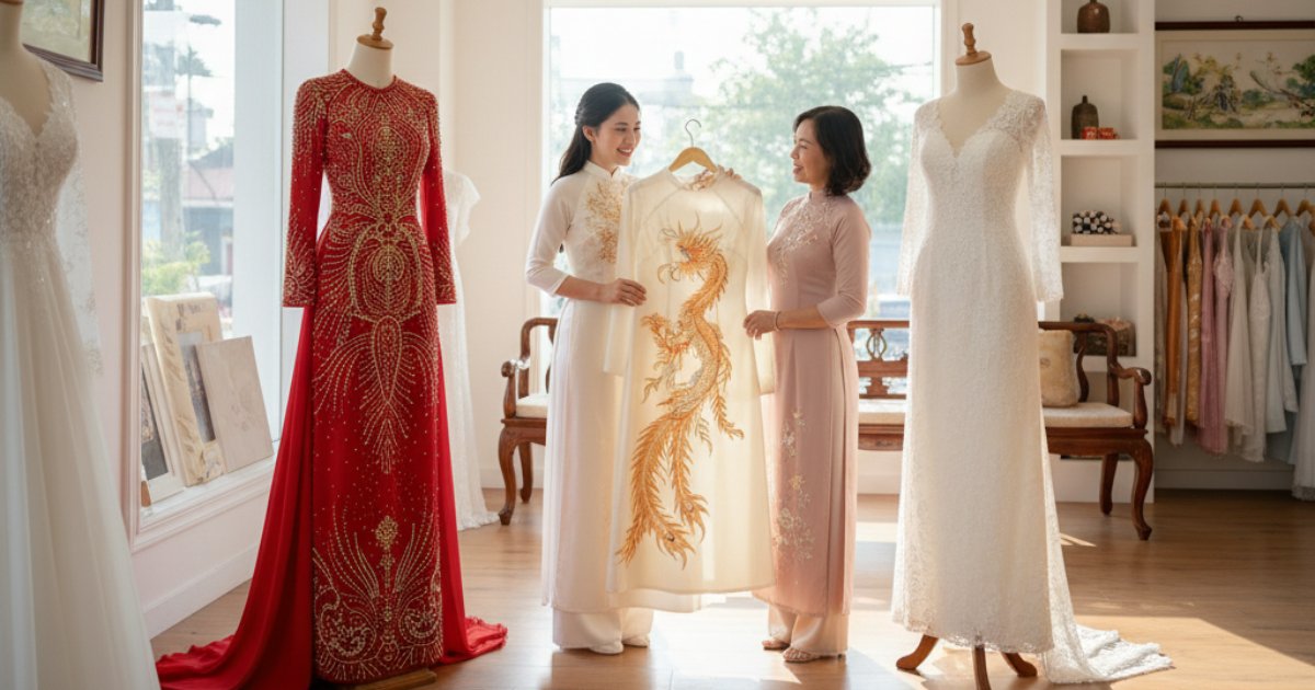 Choosing Your Perfect Vietnamese Wedding Dress Choosing Your Perfect Vietnamese Wedding Dress