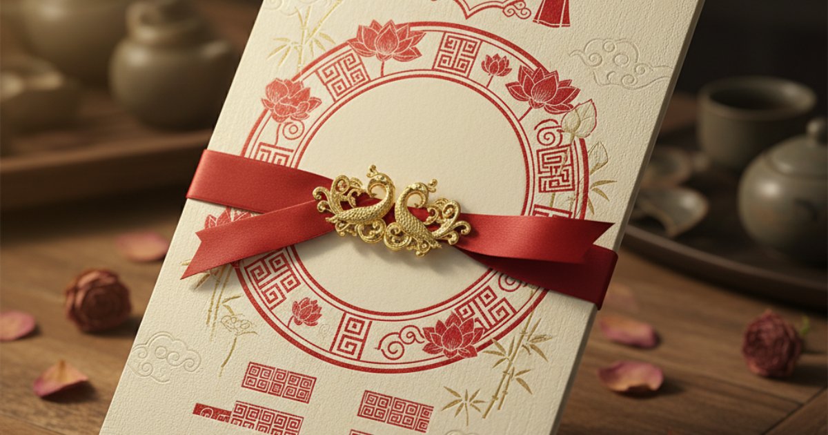 Essential components of traditional Vietnamese wedding invitation wording
