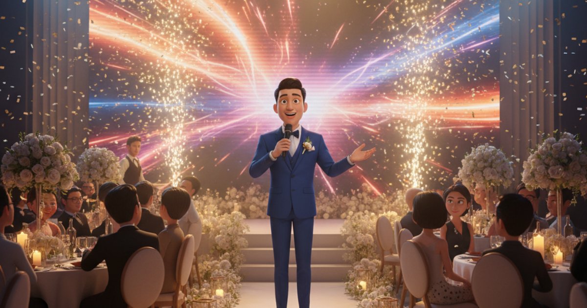 How a Vietnamese wedding mc manages the reception program