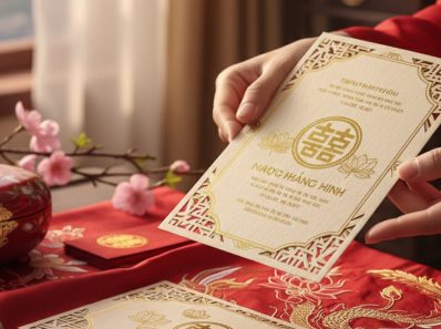 Importance of selecting a professional Vietnamese wedding invitation template