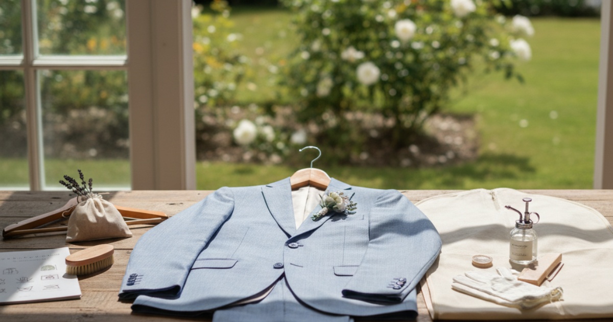 Maintenance tips for a summer wedding suit Maintenance tips for a summer wedding suit