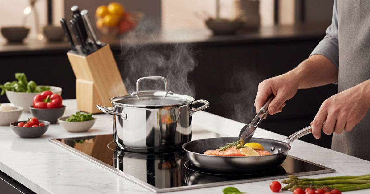 Quy trình nấu ăn đúng cách với bếp từ wmf