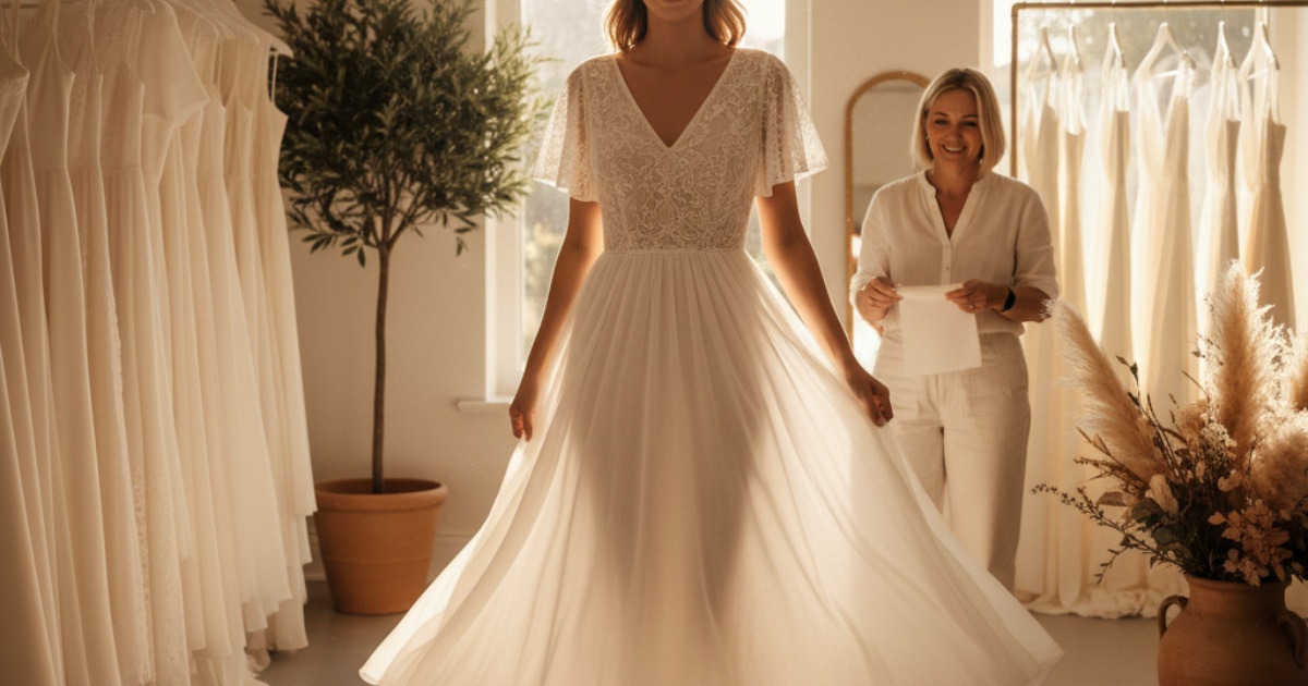 Selecting the right summer wedding dress for comfort