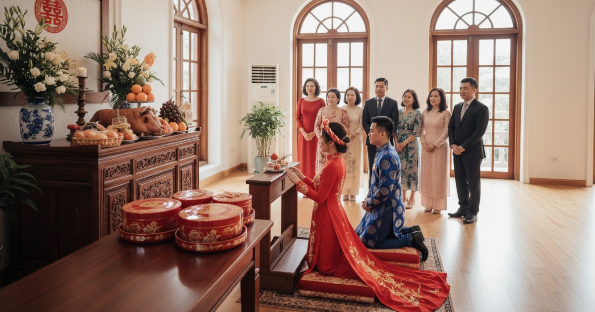 Vietnamese wedding engagement - Understanding the Traditional Vietnamese wedding engagement Ceremony Vietnamese wedding engagement - Understanding the Traditional Vietnamese wedding engagement Ceremony