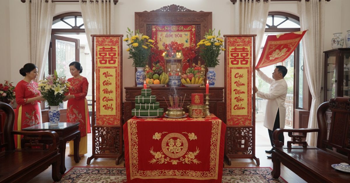 Vietnamese wedding engagement - Preparing Your Home for a Vietnamese wedding engagement Vietnamese wedding engagement - Preparing Your Home for a Vietnamese wedding engagement