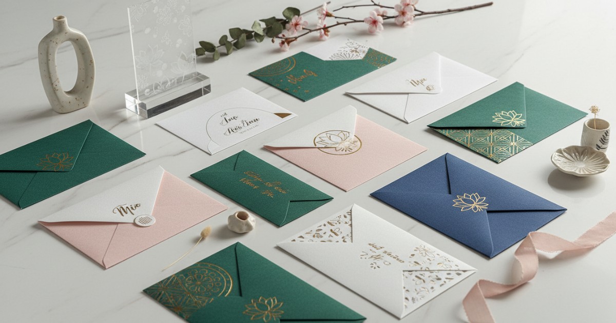 Vietnamese wedding envelopes - Modern Trends for Vietnamese Wedding Envelopes and Decor