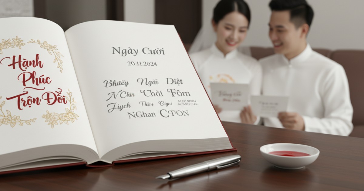Vietnamese wedding font - Choosing the Best Vietnamese wedding font for Your Big Day Vietnamese wedding font - Choosing the Best Vietnamese wedding font for Your Big Day