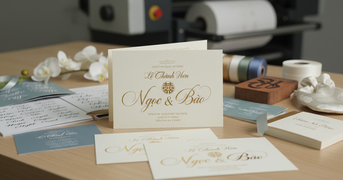 Vietnamese wedding fonts - Printing Considerations for Vietnamese Wedding Fonts