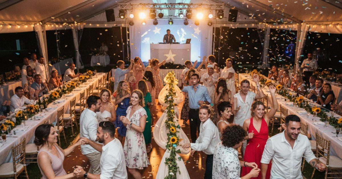 The benefits of playing a 2 lane summer wedding mashup at the reception The benefits of playing a 2 lane summer wedding mashup at the reception