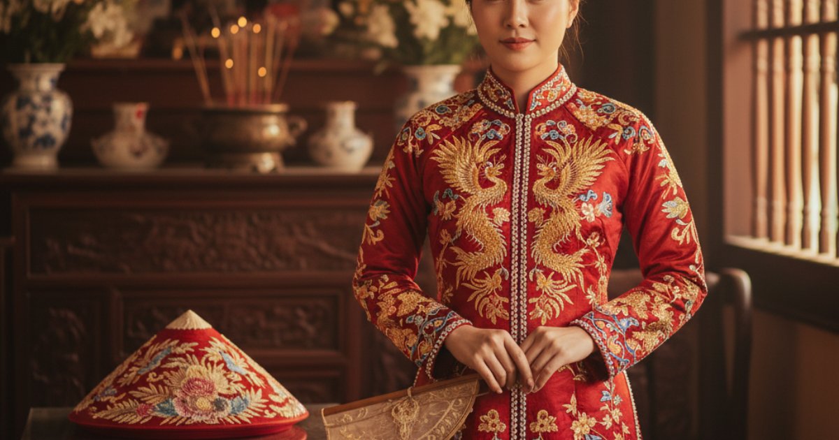 The cultural importance of the Vietnamese wedding jacket The cultural importance of the Vietnamese wedding jacket