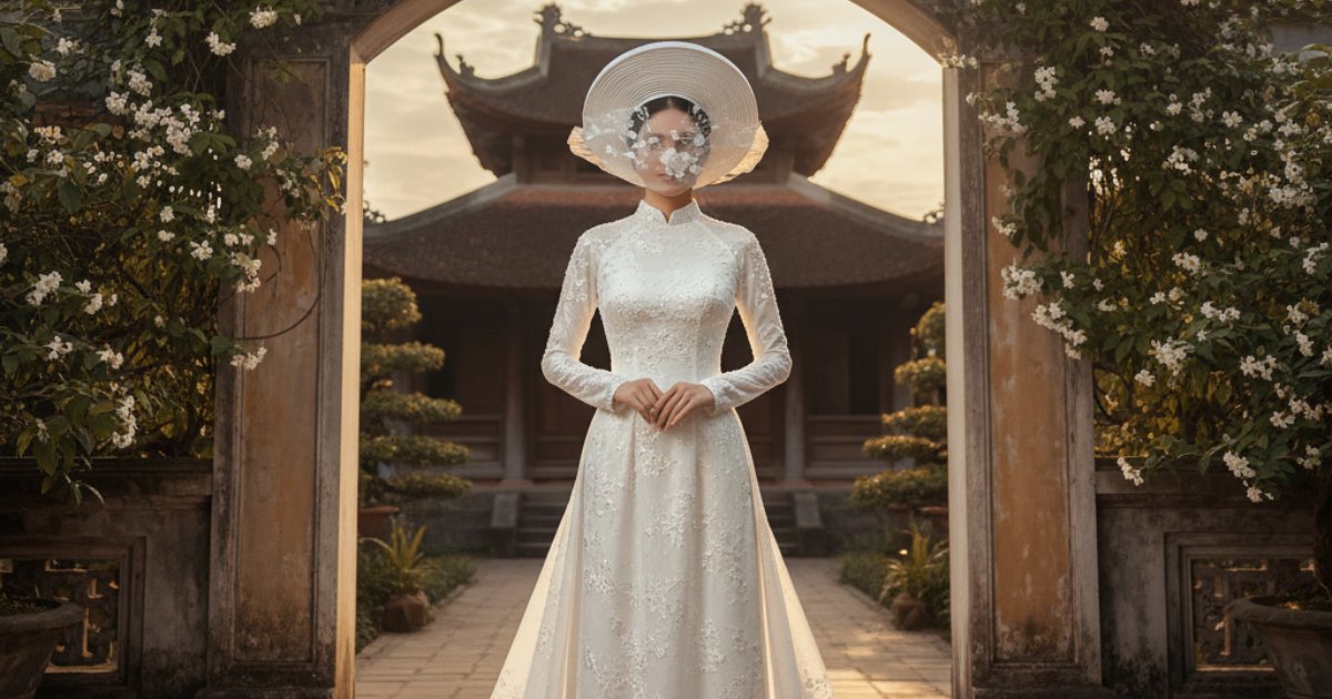 The Enduring Charm of the Vietnamese Wedding Dress White The Enduring Charm of the Vietnamese Wedding Dress White