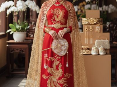 Tips for styling your Vietnamese wedding jacket with accessories
