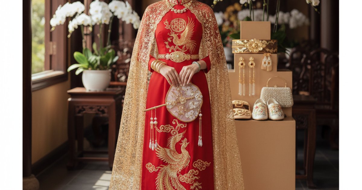 Tips for styling your Vietnamese wedding jacket with accessories Tips for styling your Vietnamese wedding jacket with accessories