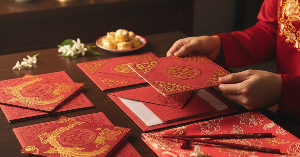 Understanding the cultural significance of Vietnamese wedding invitations