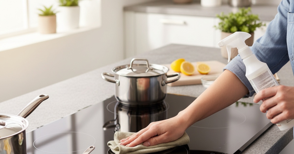 Vệ sinh và bảo quản bếp từ Hafele đúng cách