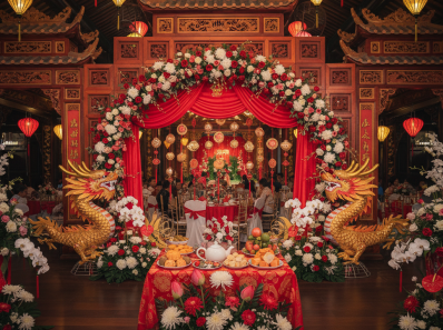 Vietnamese wedding decorations