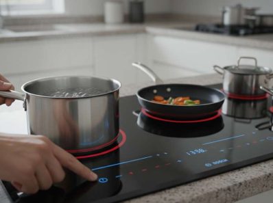 hướng dẫn sử dụng bếp từ bosch 3 vùng nấu