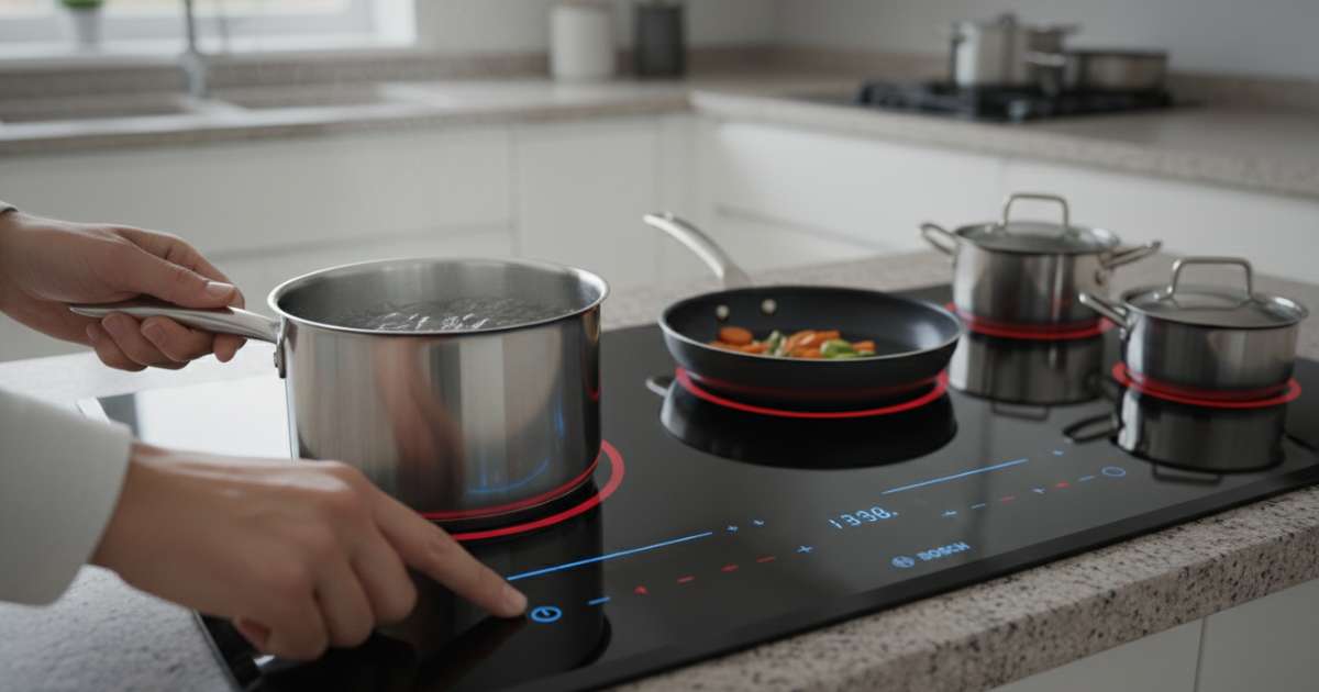 hướng dẫn sử dụng bếp từ bosch 3 vùng nấu